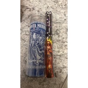 Santa muerte candle